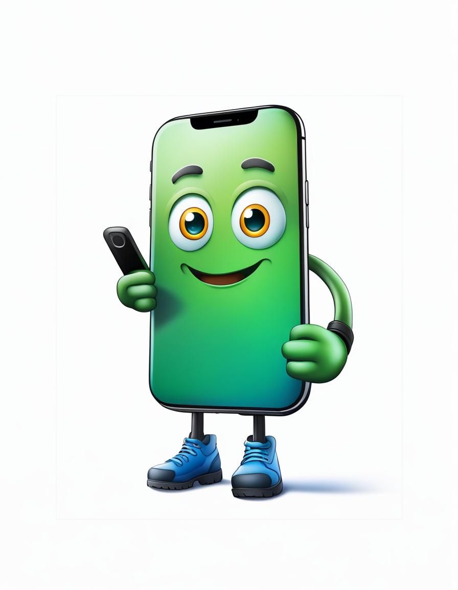 An iPhone emoji. intricate details, HDR, beautifully shot, hyperrealistic, sharp focus, 64 megapixels, perfect composition, high contrast