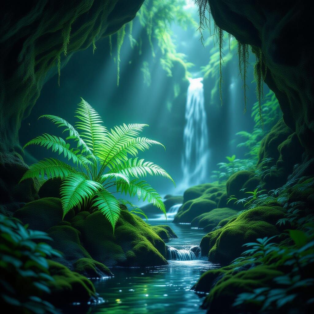 The hidden waterfall