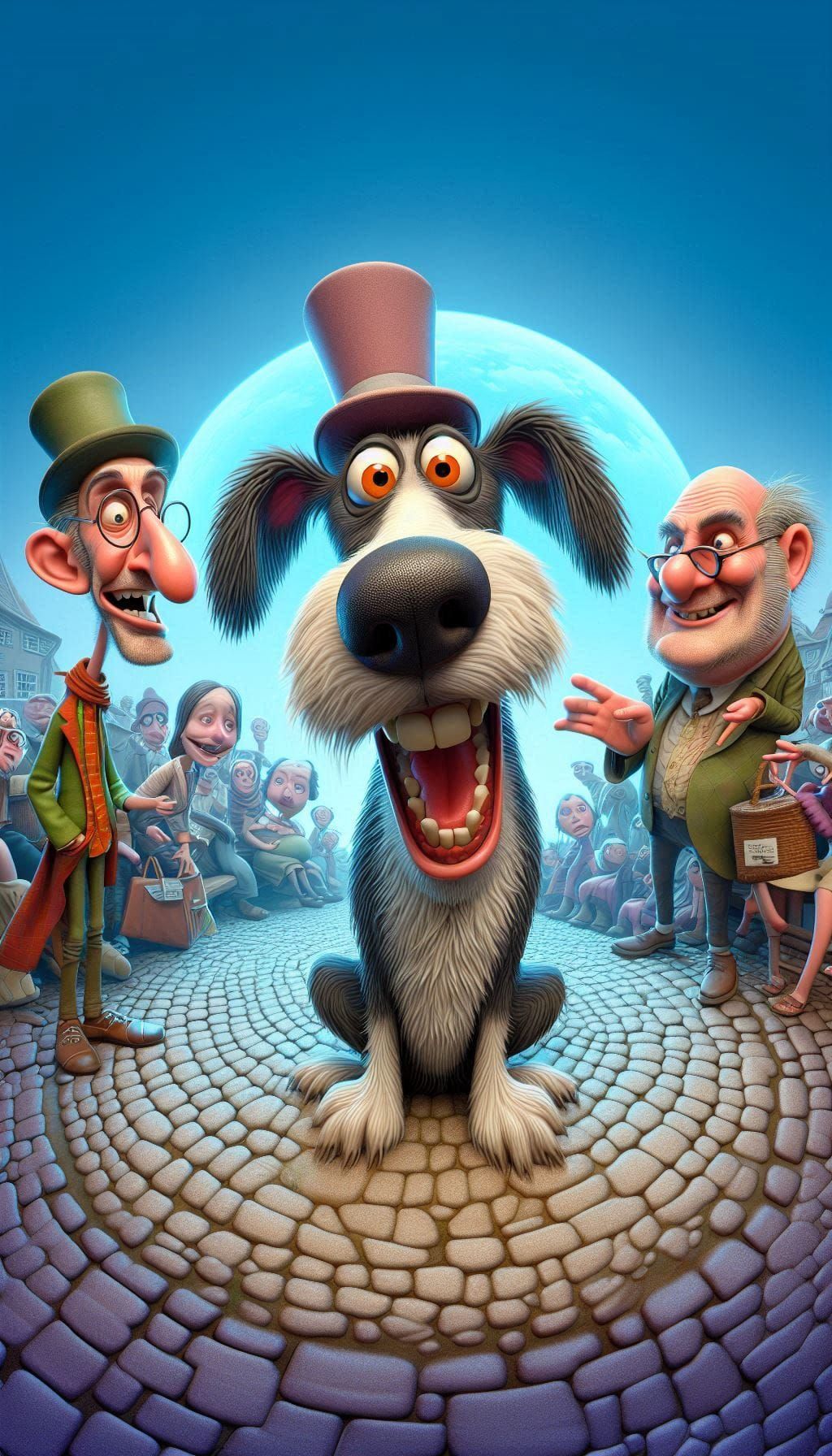 "Gaspard, the talking dog; pleased to meet you."