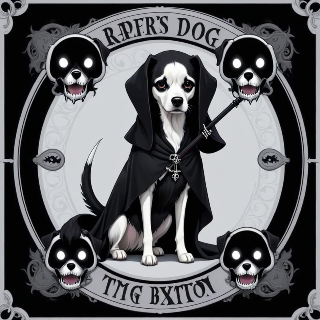 Grim reaper's dog - AI Generated Artwork - NightCafe Creator