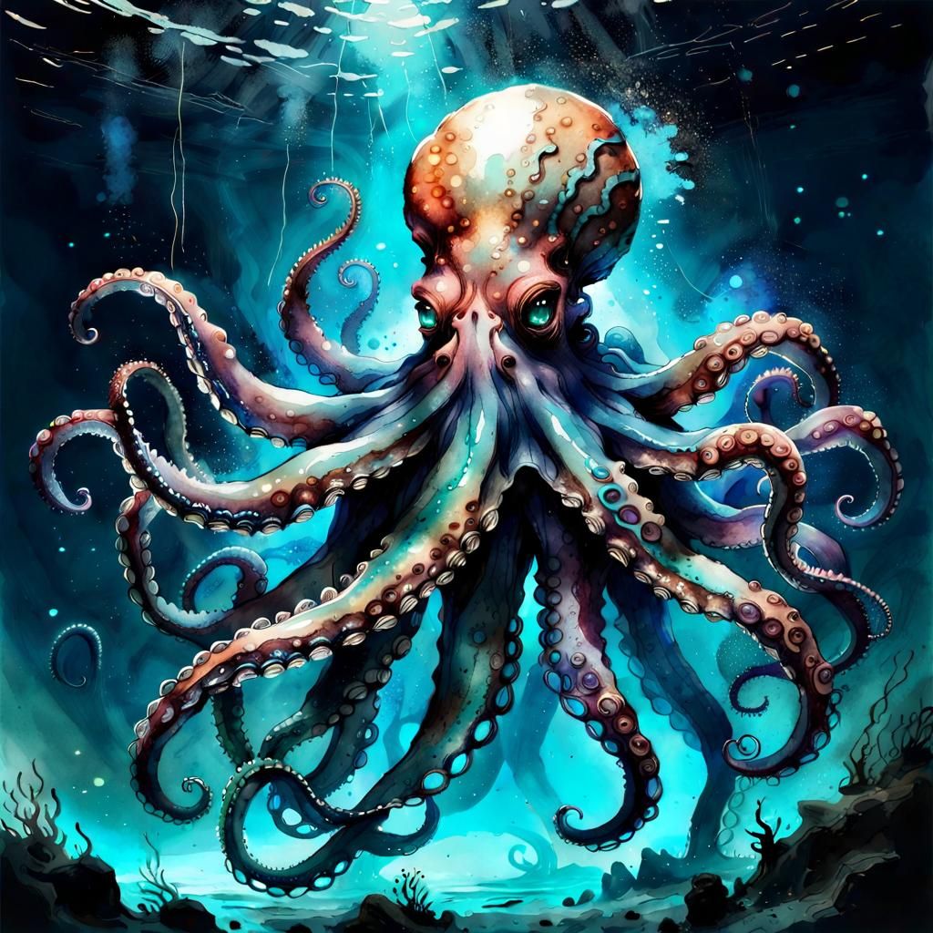 Octopus - AI Generated Artwork - NightCafe Creator