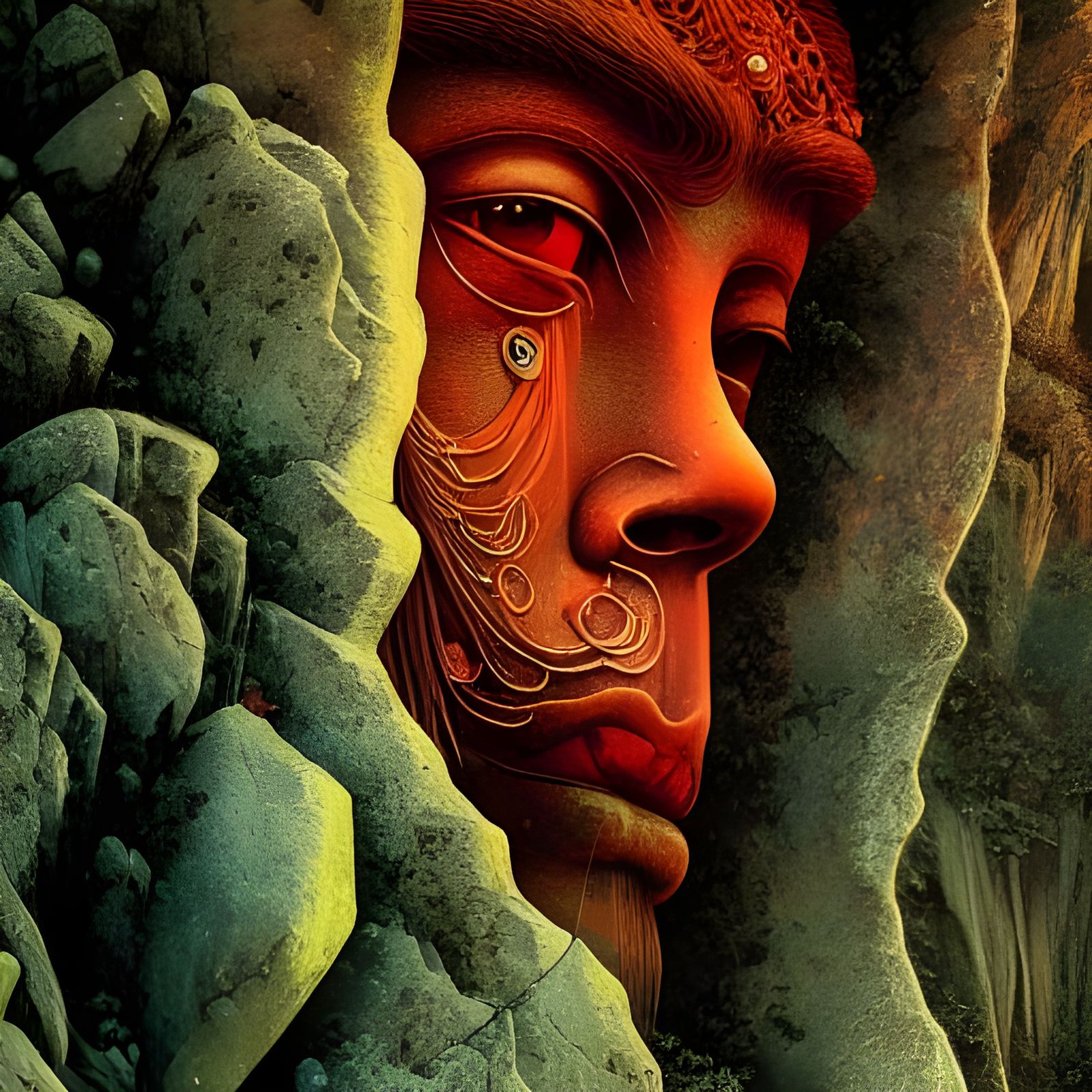 Hidden Stone Face