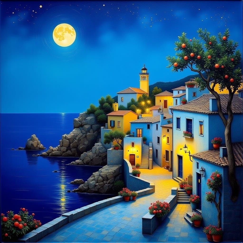 MEDITERRANEAN TOWN F