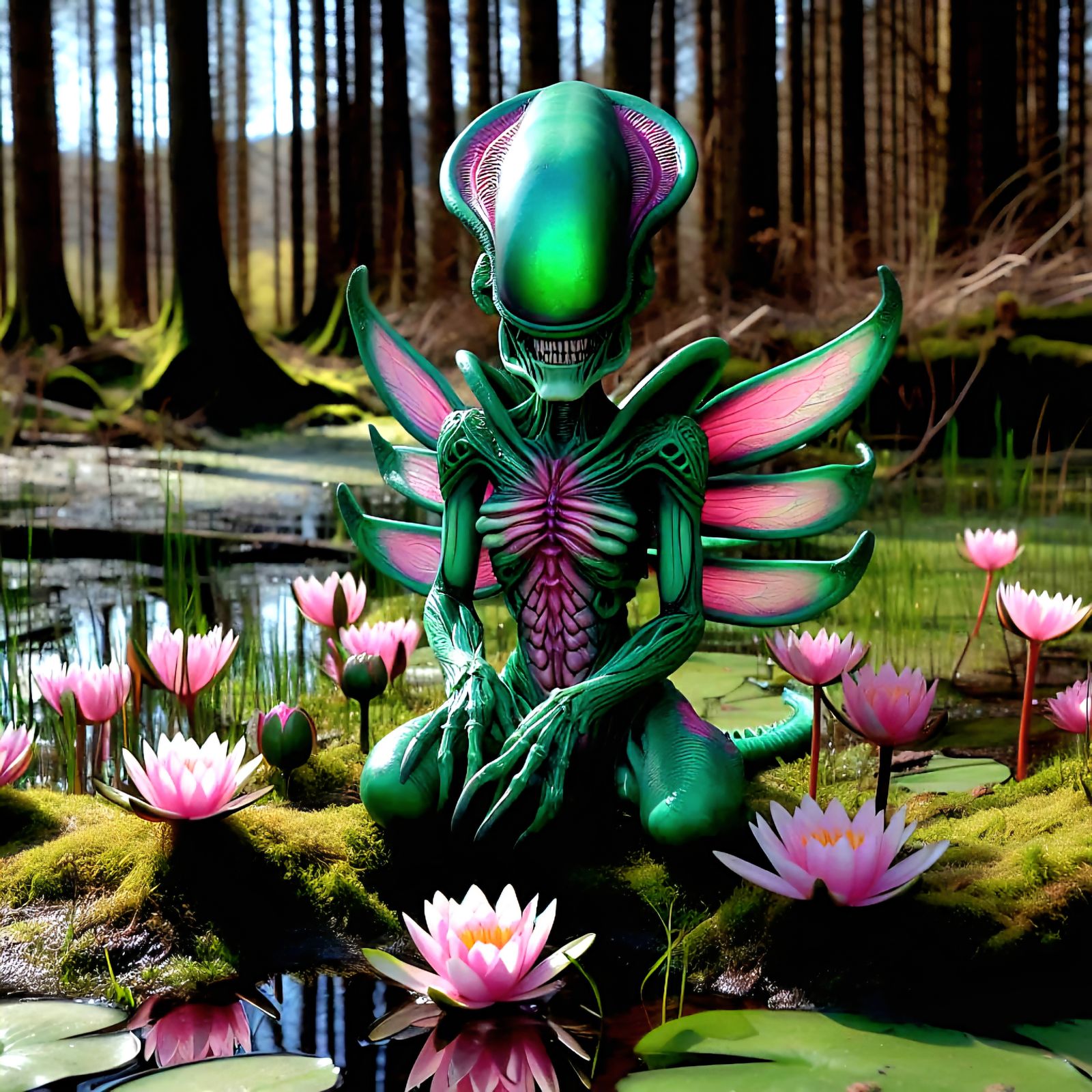 Xenomorph swamp fairy