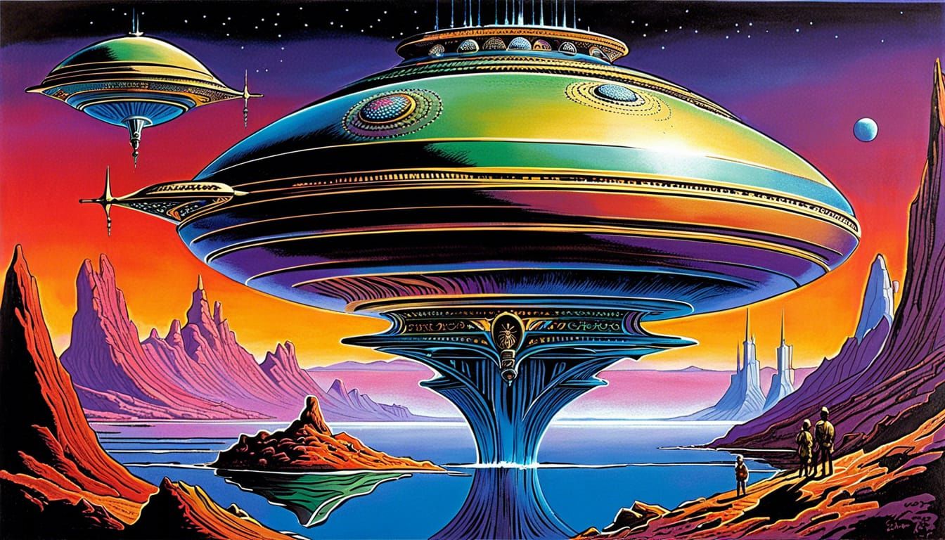 Grandiose, Idyllic, Awe-Inspiring,  masterful, Vast Fantasy ...