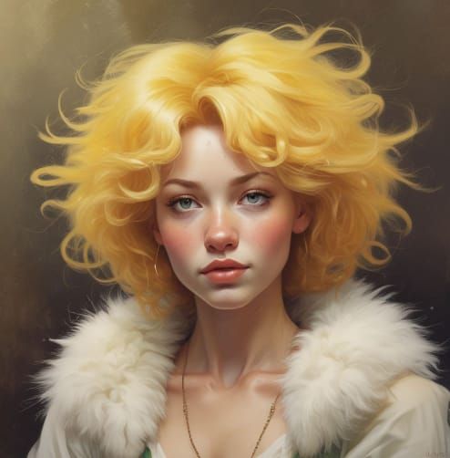 I Love my Fluffy Yellow Hair