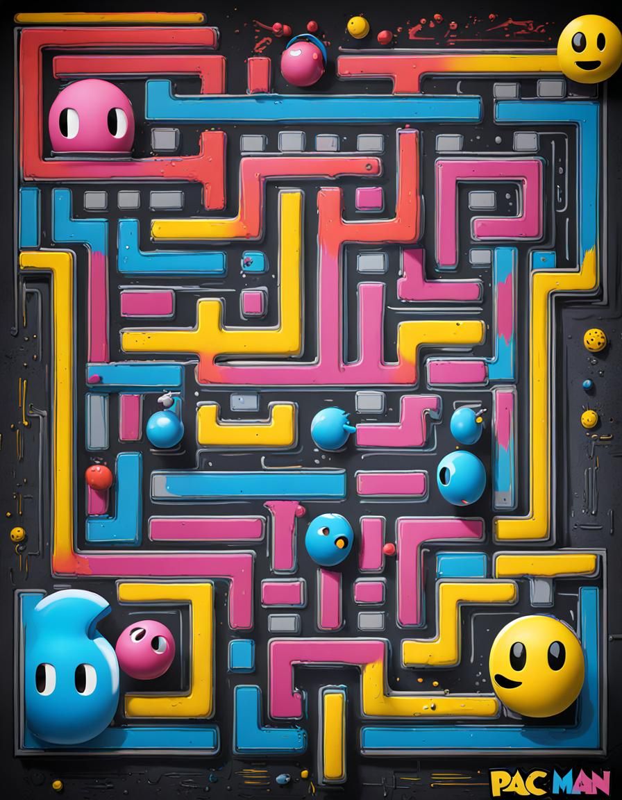 Pac-Man - AI Generated Artwork - NightCafe Creator