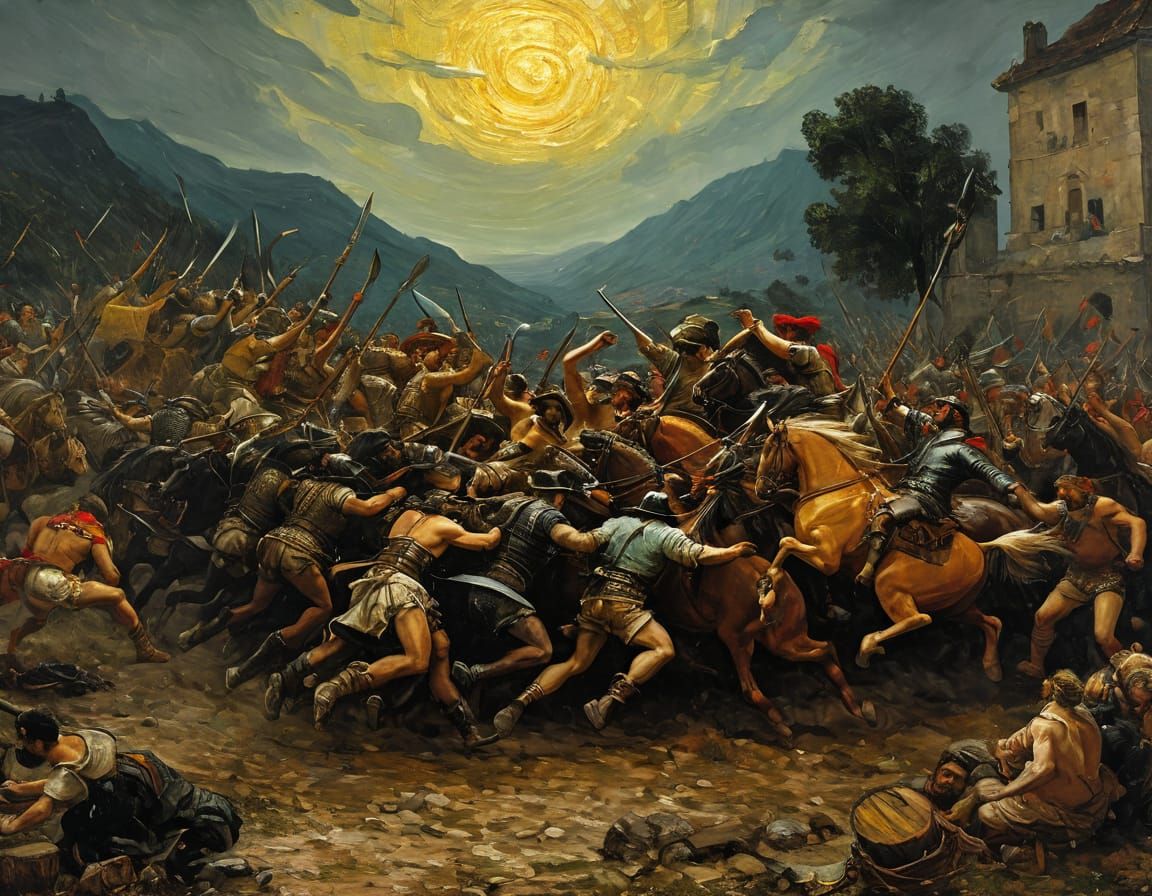 The Triumph of Bacchus, Oil On Canvas