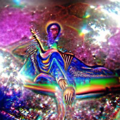 Astral John iridescent psychedelic