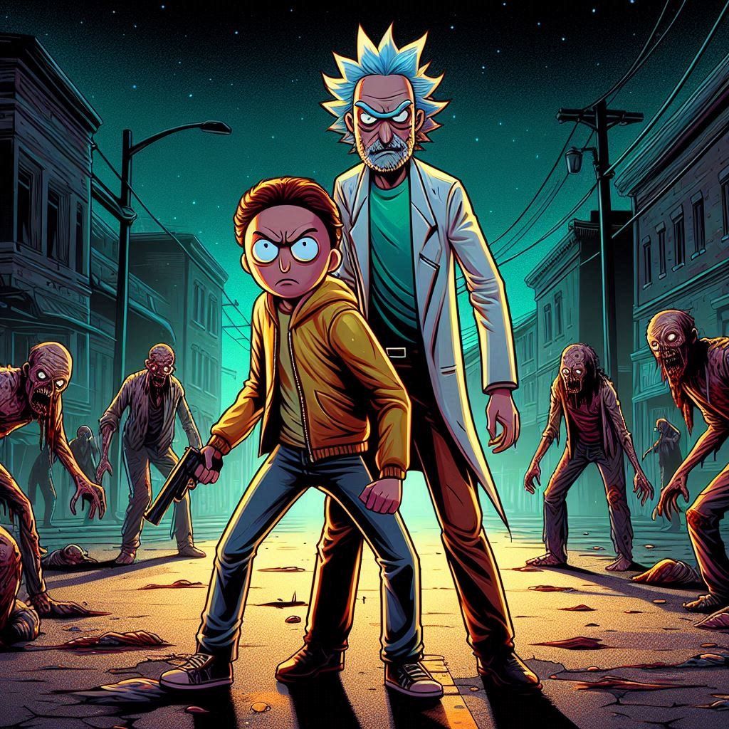 Rick & Morty vs The Walking Dead