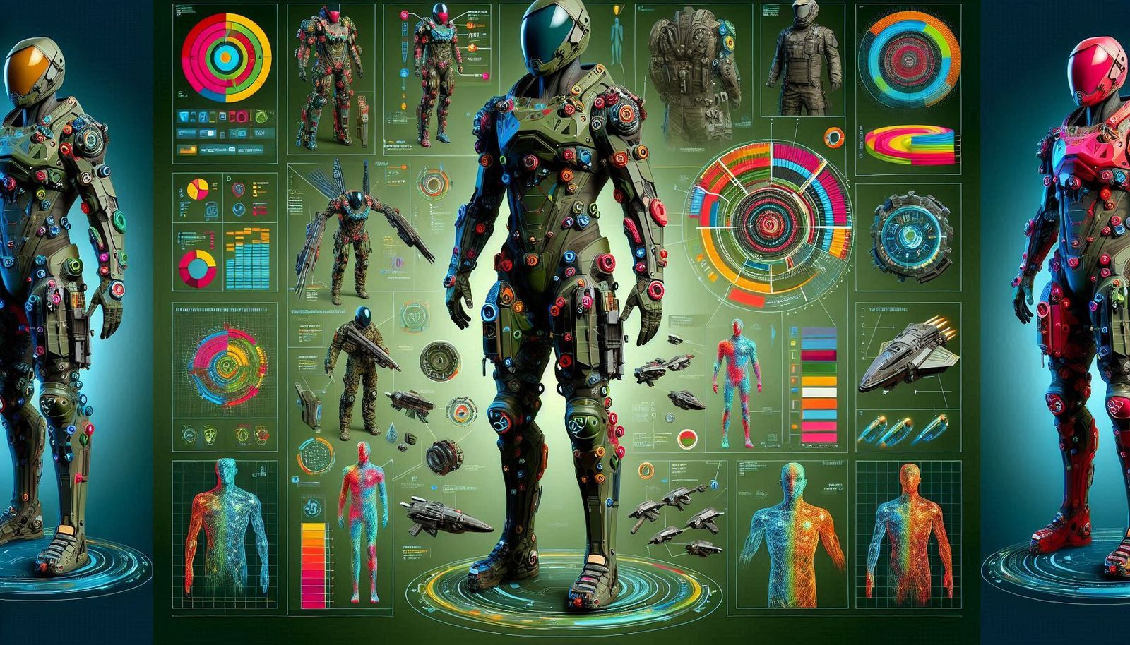 Combat Powered carbon Fiber Dominator Space Suit Specificati...