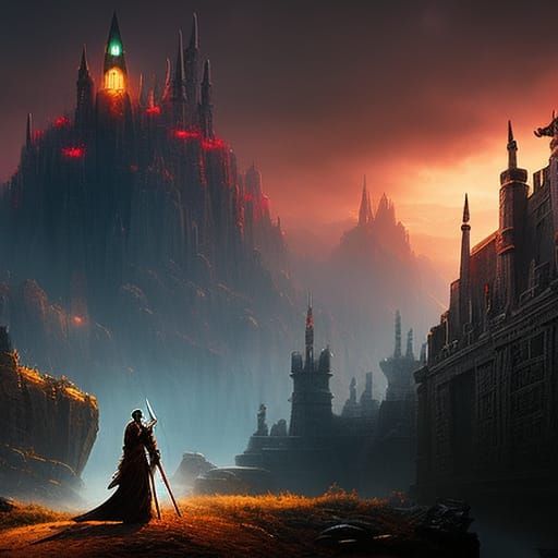 "Jailhouse Rock" epic dark fantasy masterpiece