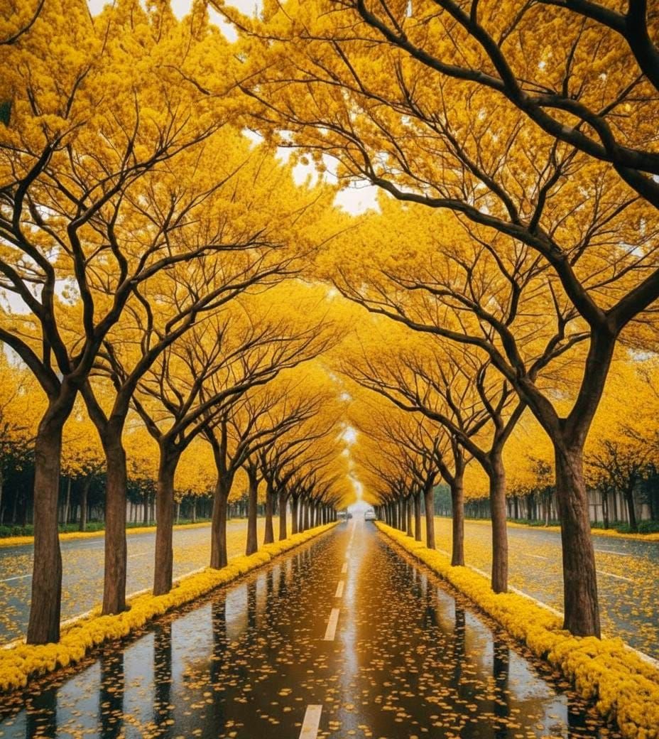 yellow road