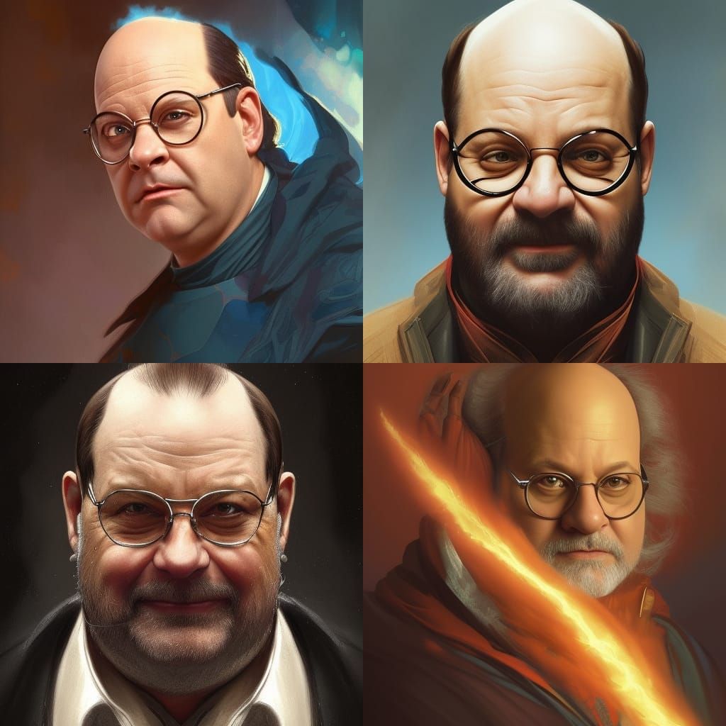 George Costanza as an evil wizard - AI Generated Artwork - NightCafe ...