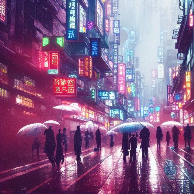 Cyberpunk City - AI Generated Artwork - NightCafe Creator