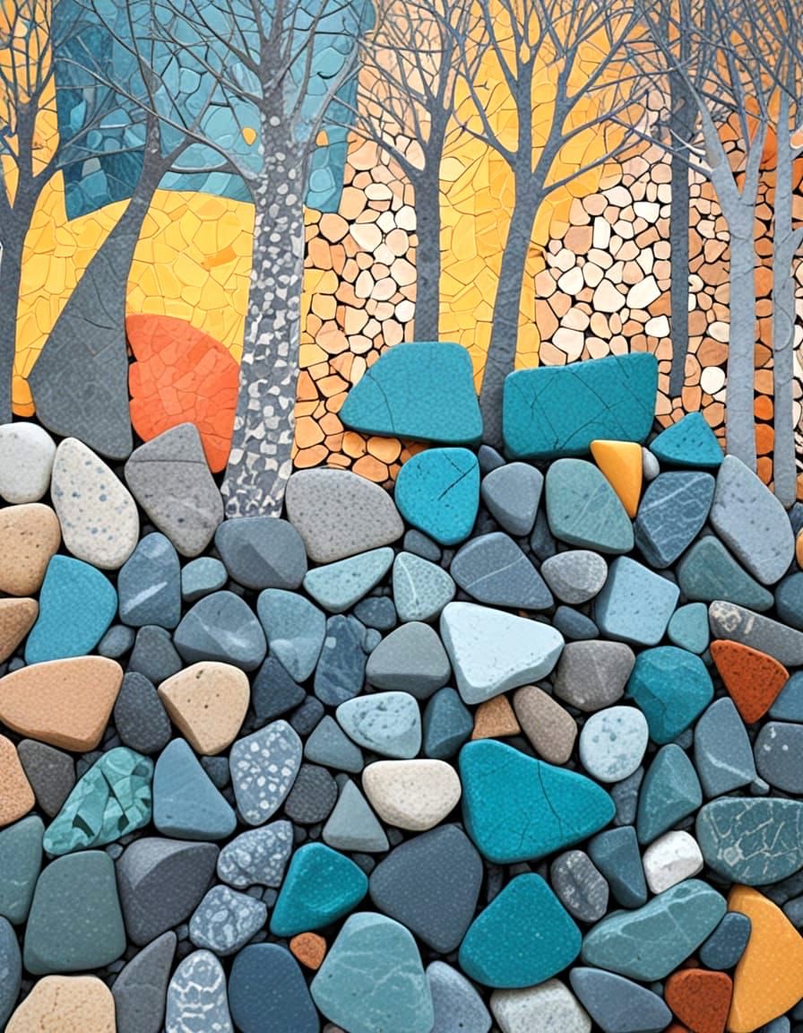 Forest of pebbles