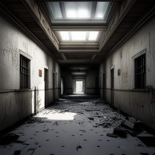 Inside an Old abandoned psychiatric hospital