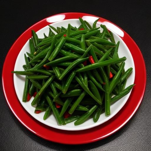 Chili Peppers green and red AI Generated Artwork NightCafe Creator