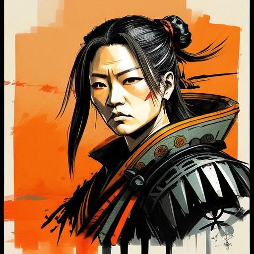 female Samurai - AI Generated Artwork - NightCafe Creator