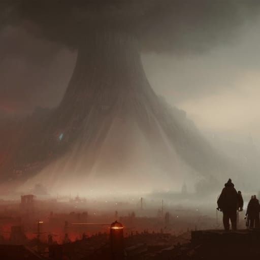 Fog hanging over Nomansland world war one.