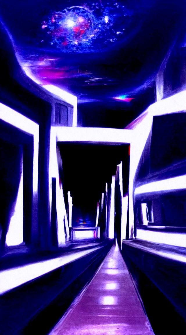 A hyperdimensional corridor to another time and space