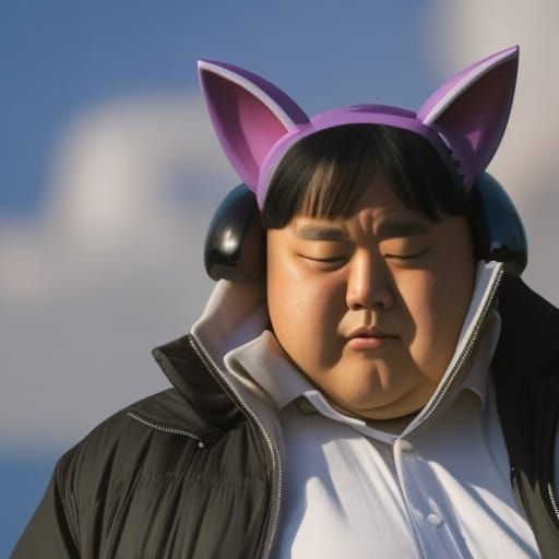 A sleeping POKéMON blocks the way! AI Generated Artwork NightCafe