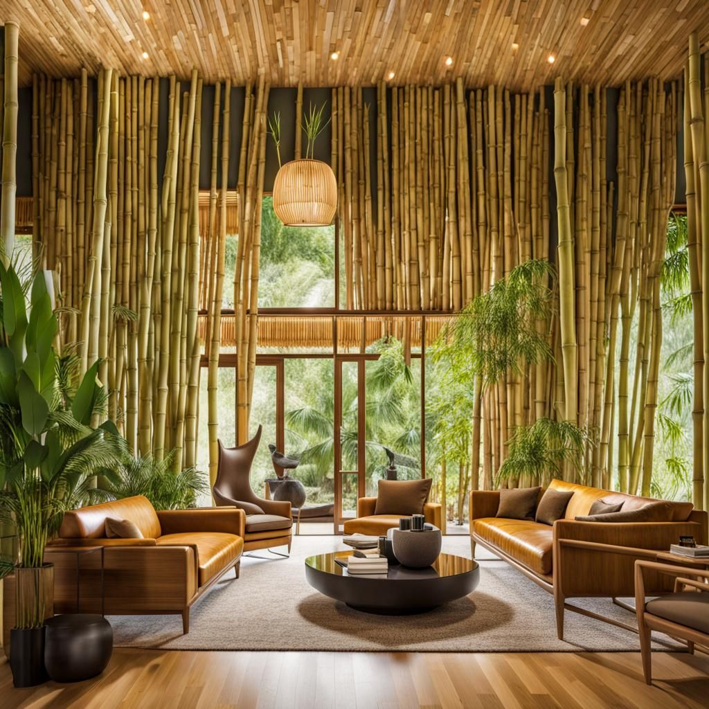 Bamboo house indoor, inspired by Elora Hardy design  by @Chrisler451