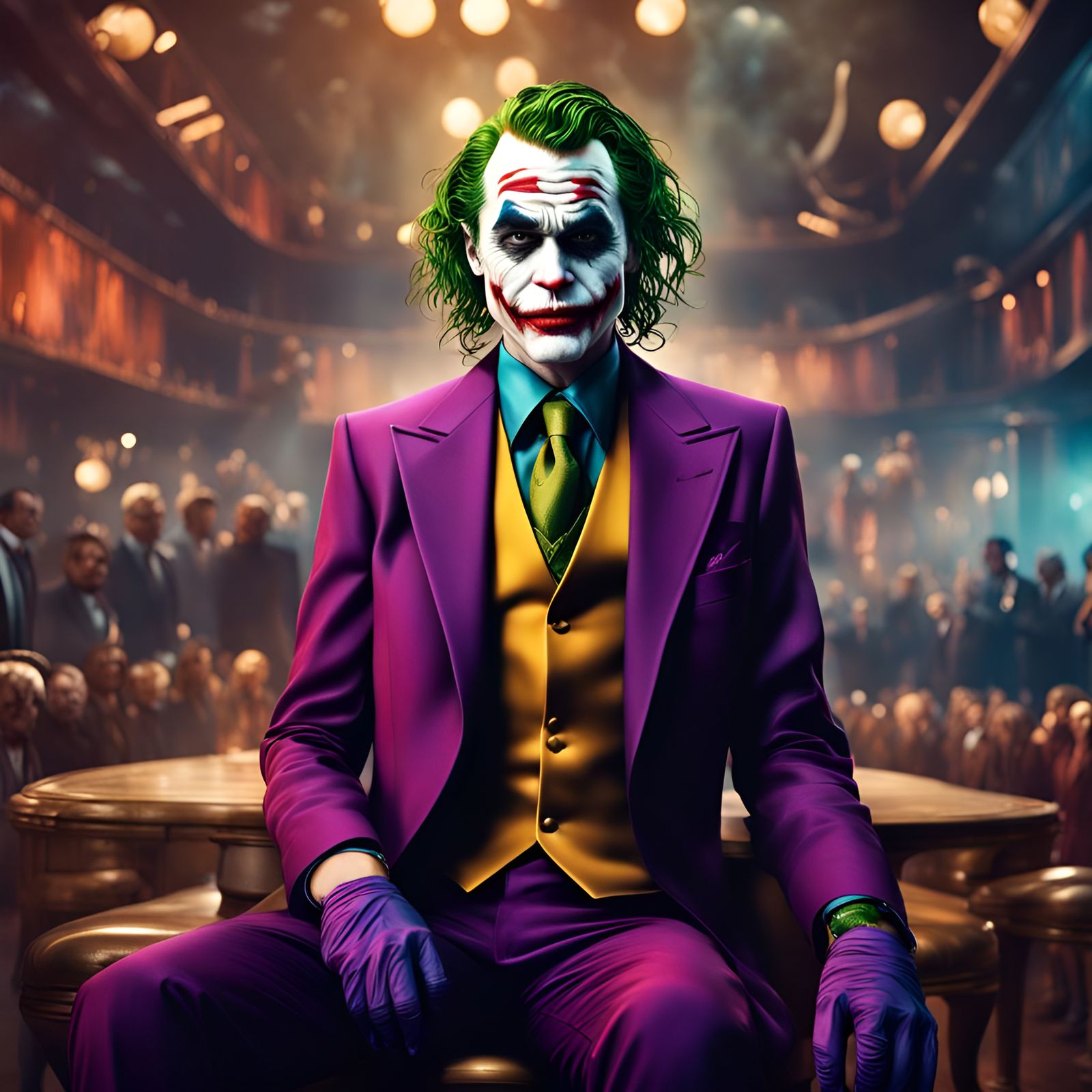 The Joker At The Oscars Ai Generated Artwork Nightcafe Creator