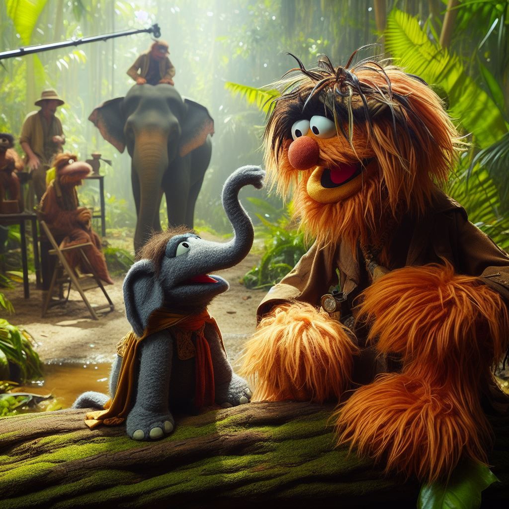 Tonight on the Muppet Show, Animal is Marooned on a Desert Island and Makes a New Friend