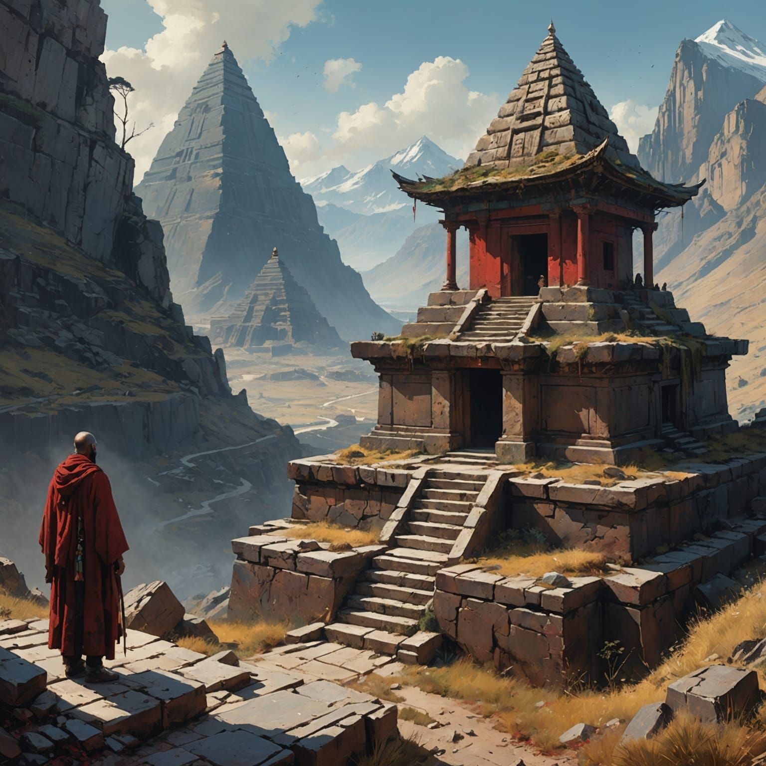 an ancient tomb