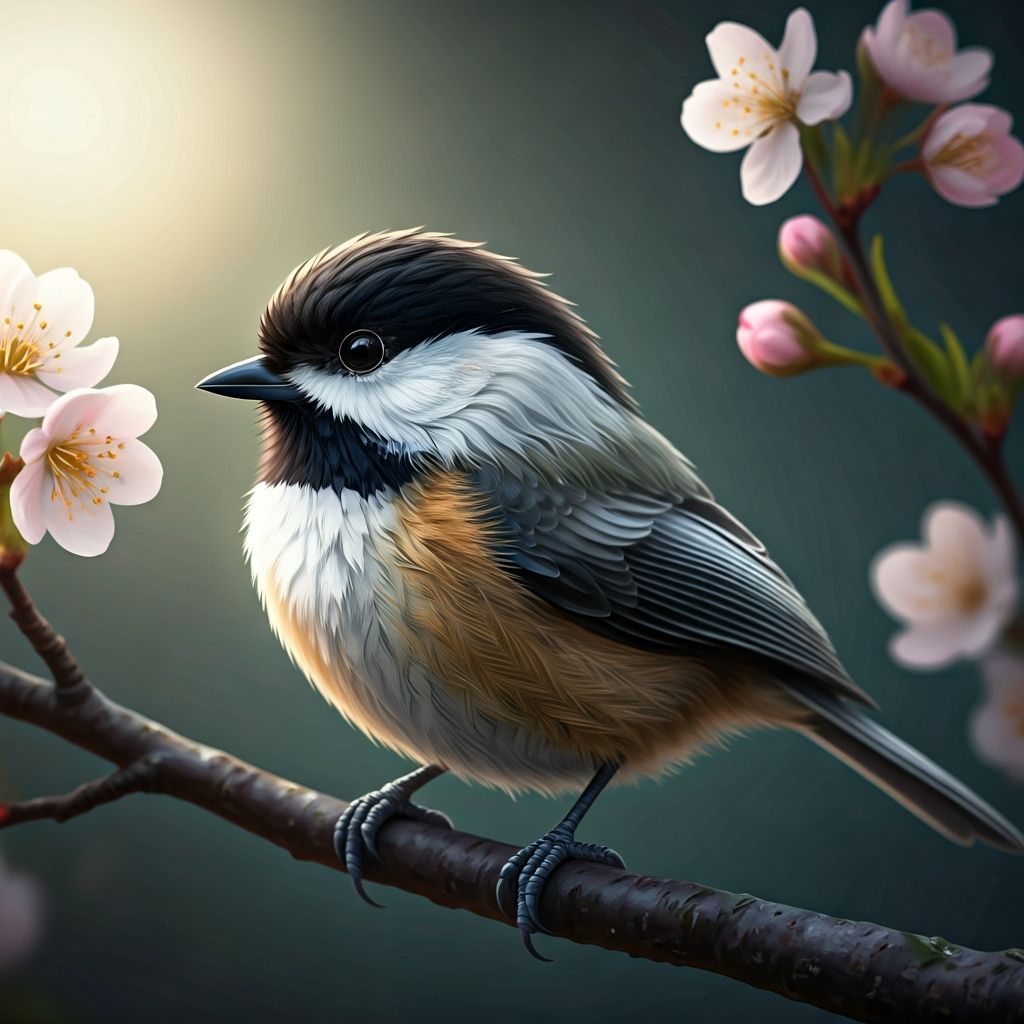 Beautiful Summer Chickadee  by @Chickadee