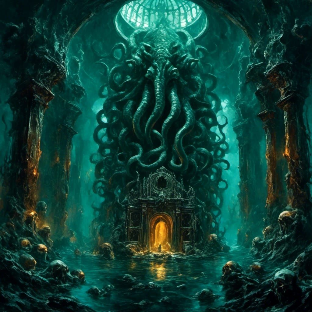 The Eldritch Altar - AI Generated Artwork - NightCafe Creator