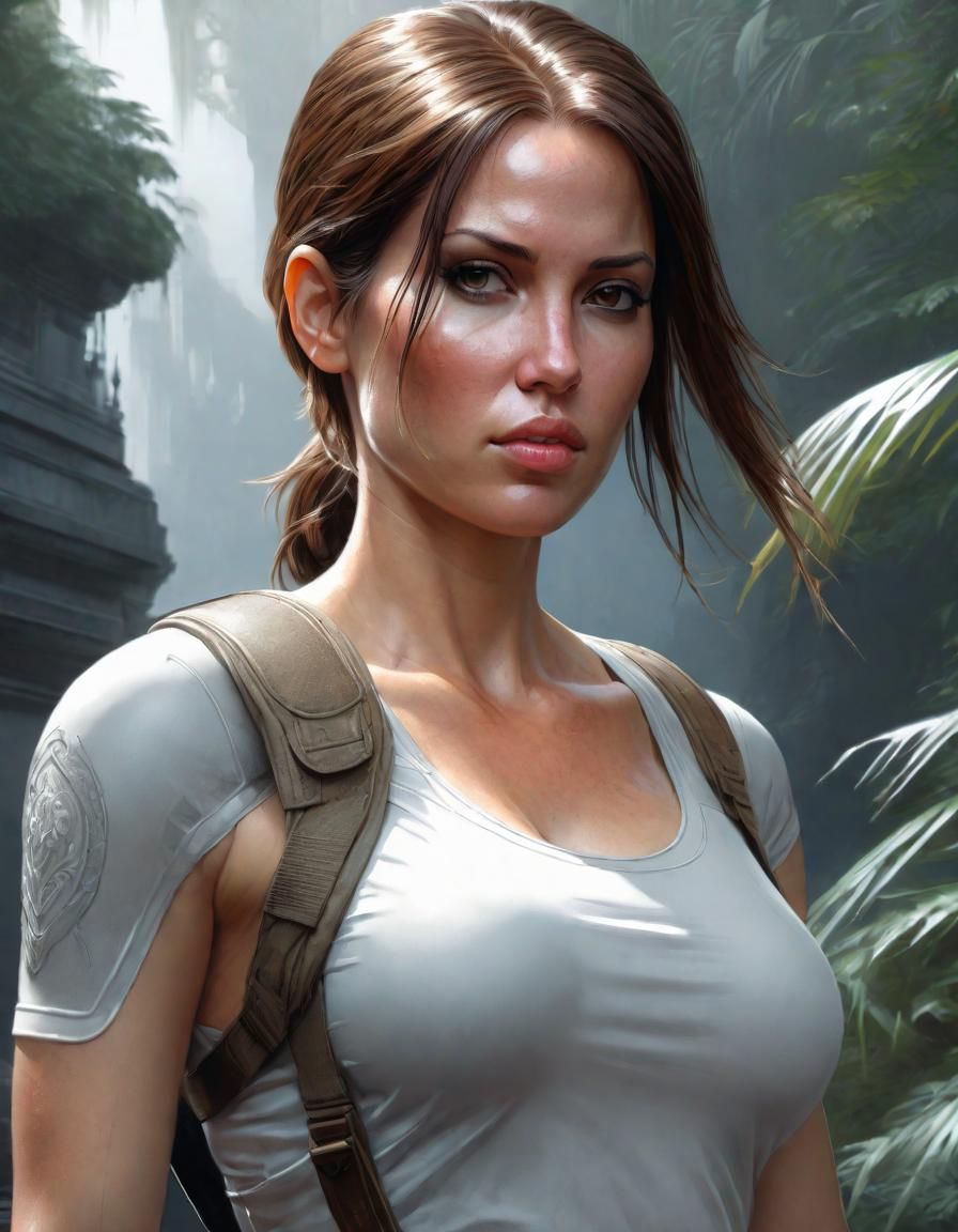 Lara Croft - AI Generated Artwork - NightCafe Creator