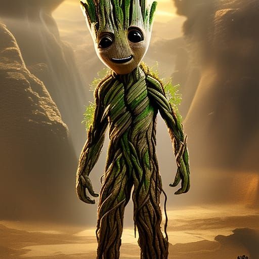 Middleaged Groot