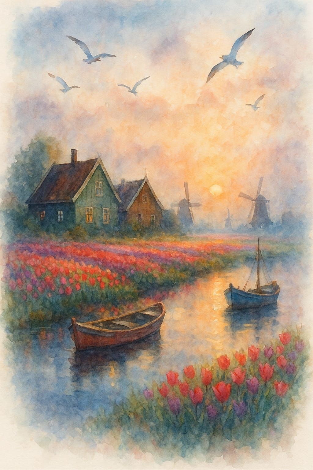 הולנד, צבעי מים של גיפיטי