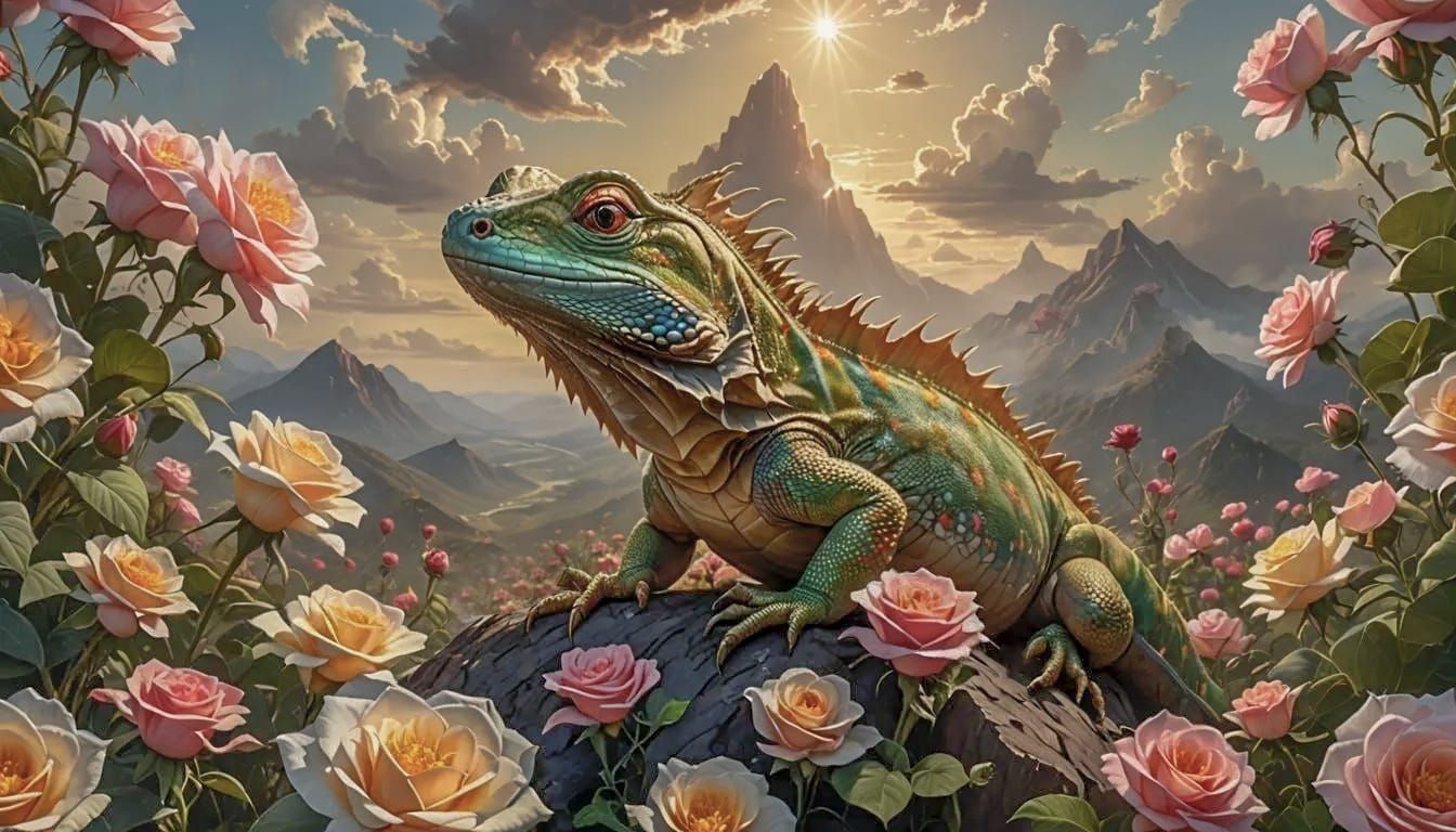 Reptilian dreamscape