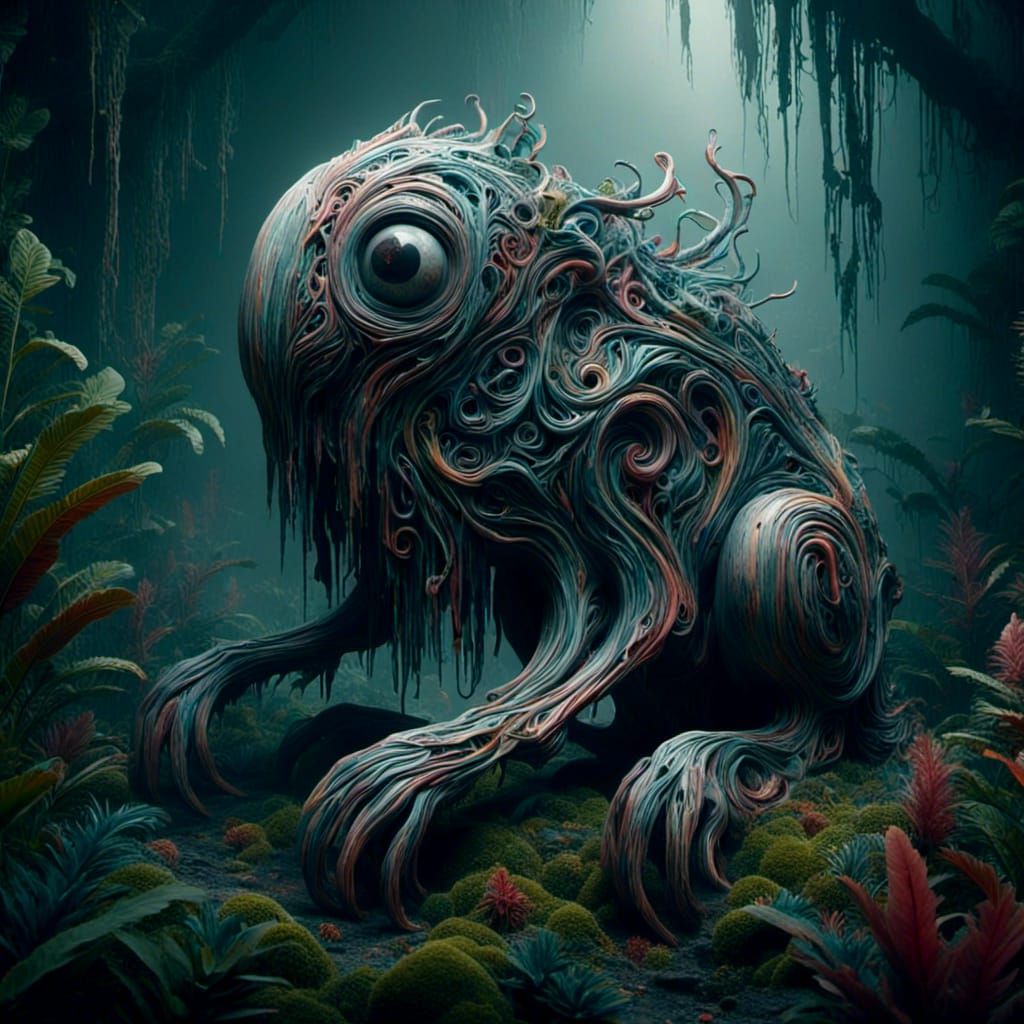 <lora:Wonky Houses ALIVE:1.0> creature