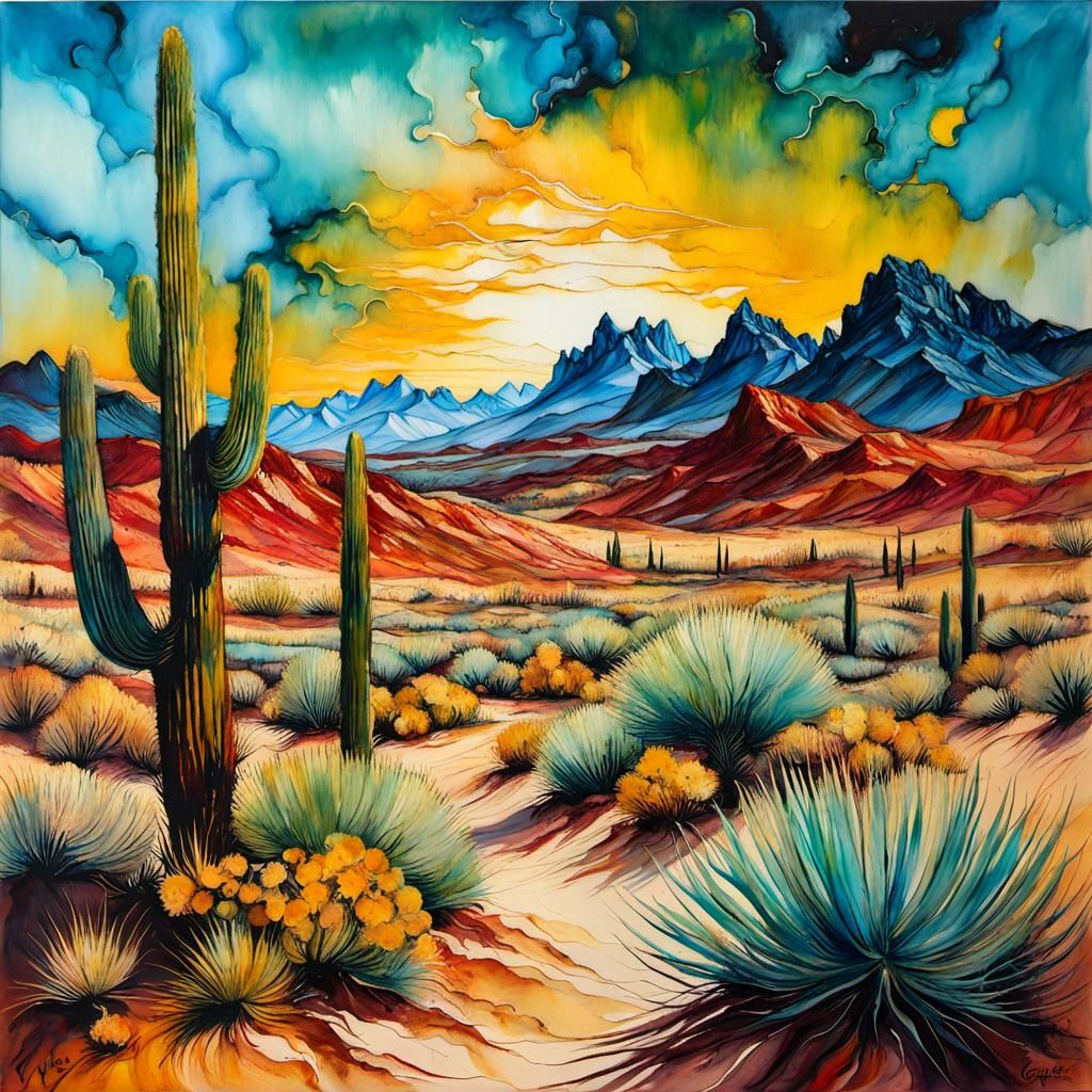 Edge of the desert  by @Gokiburi