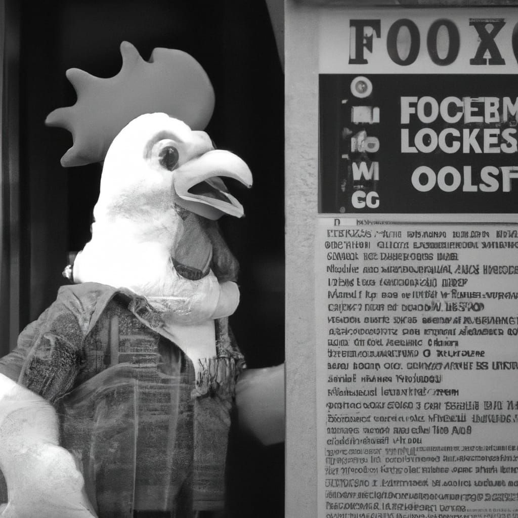 Foghorn Leghorn goes inside a Popeyes to buy biscuits and en...