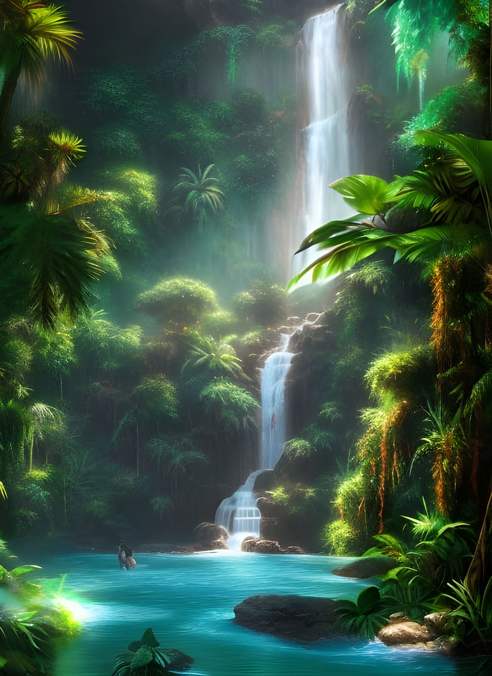 Deep In the Jungle - AI Generated Artwork - NightCafe Creator