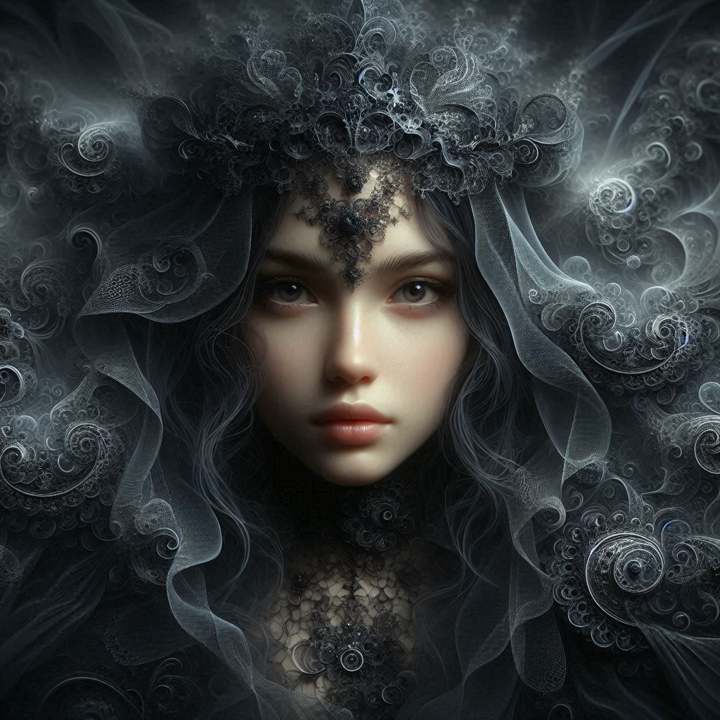 Ethereal dark beauty - AI Generated Artwork - NightCafe Creator