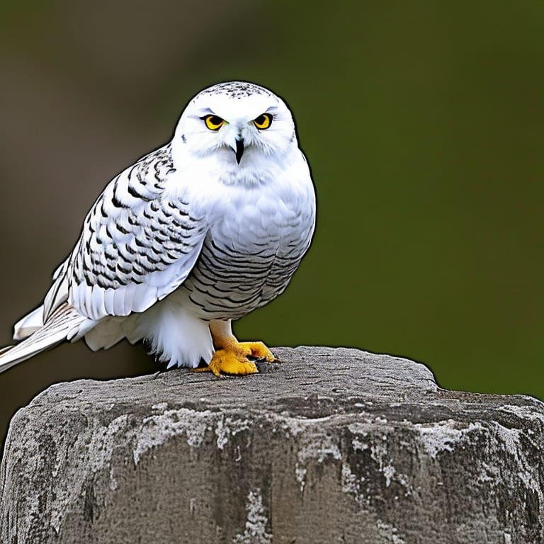 Male snowy owl 