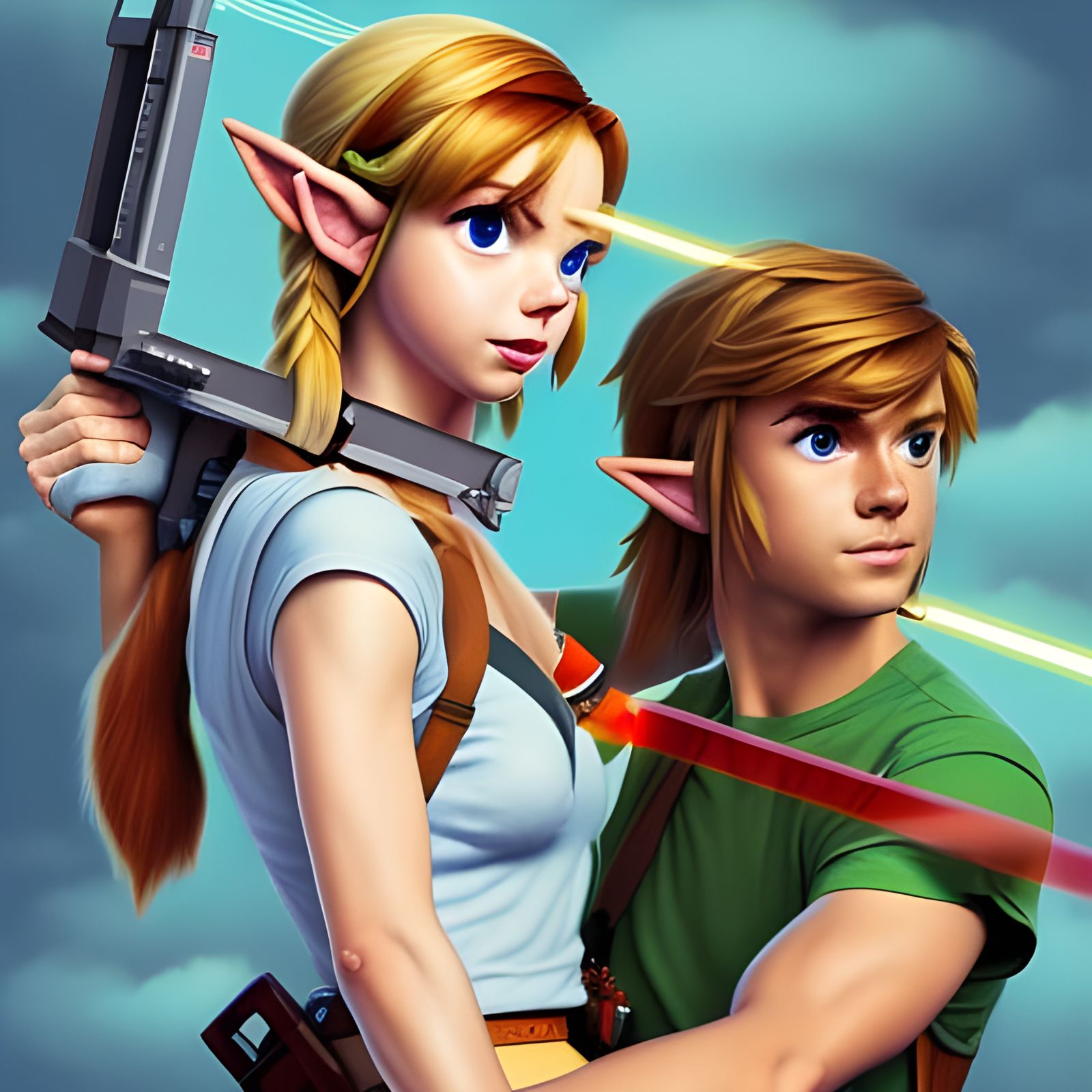 AI writes Link Zelda Movie, Complete with AI generated Art 