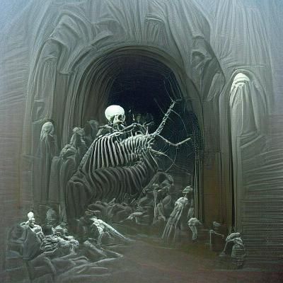 Skeleton monster