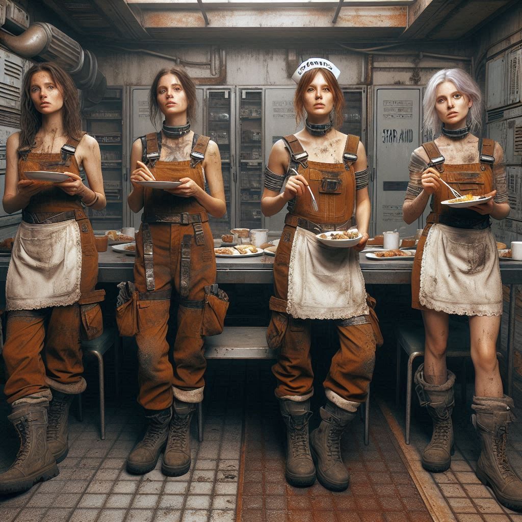 Mess hall duty in an old space freighter (3)