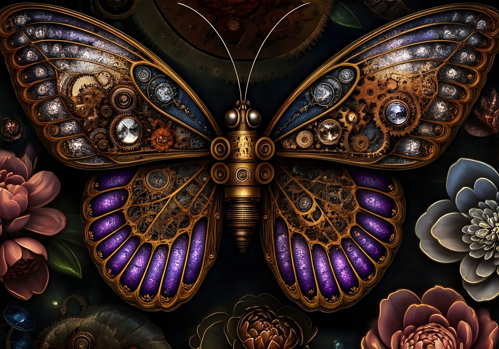 A Clockwork Caligo  by @Wytmore