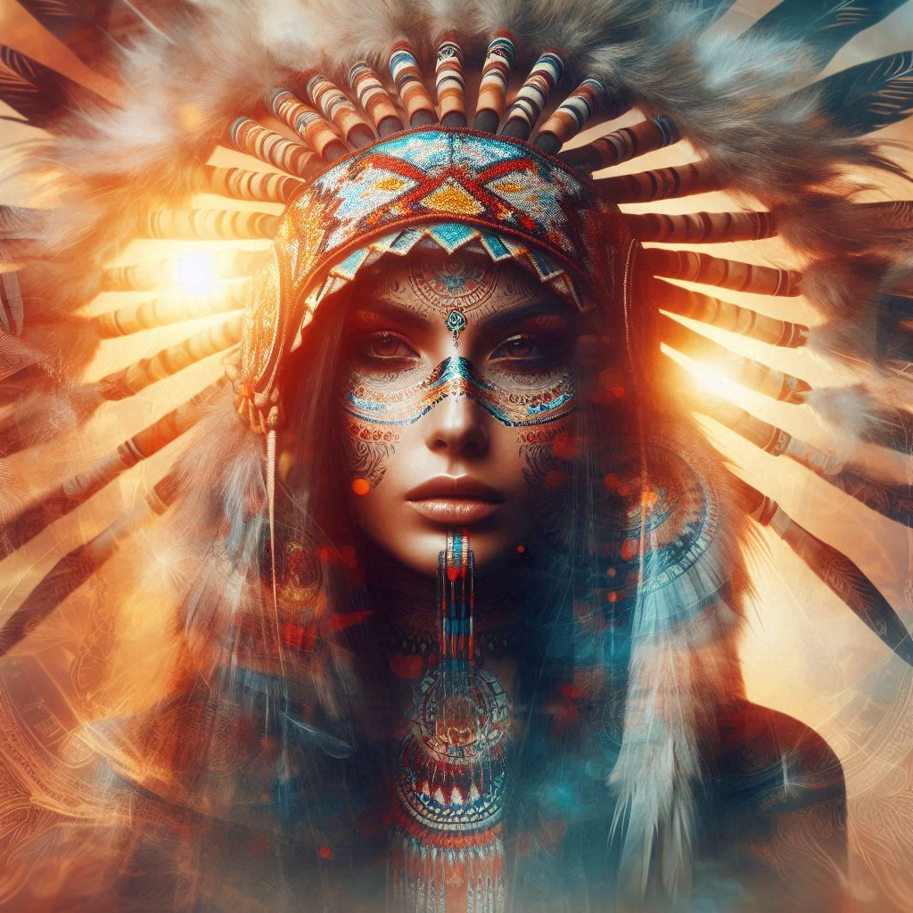 double exposure beautiful fantasy portrait landscape..