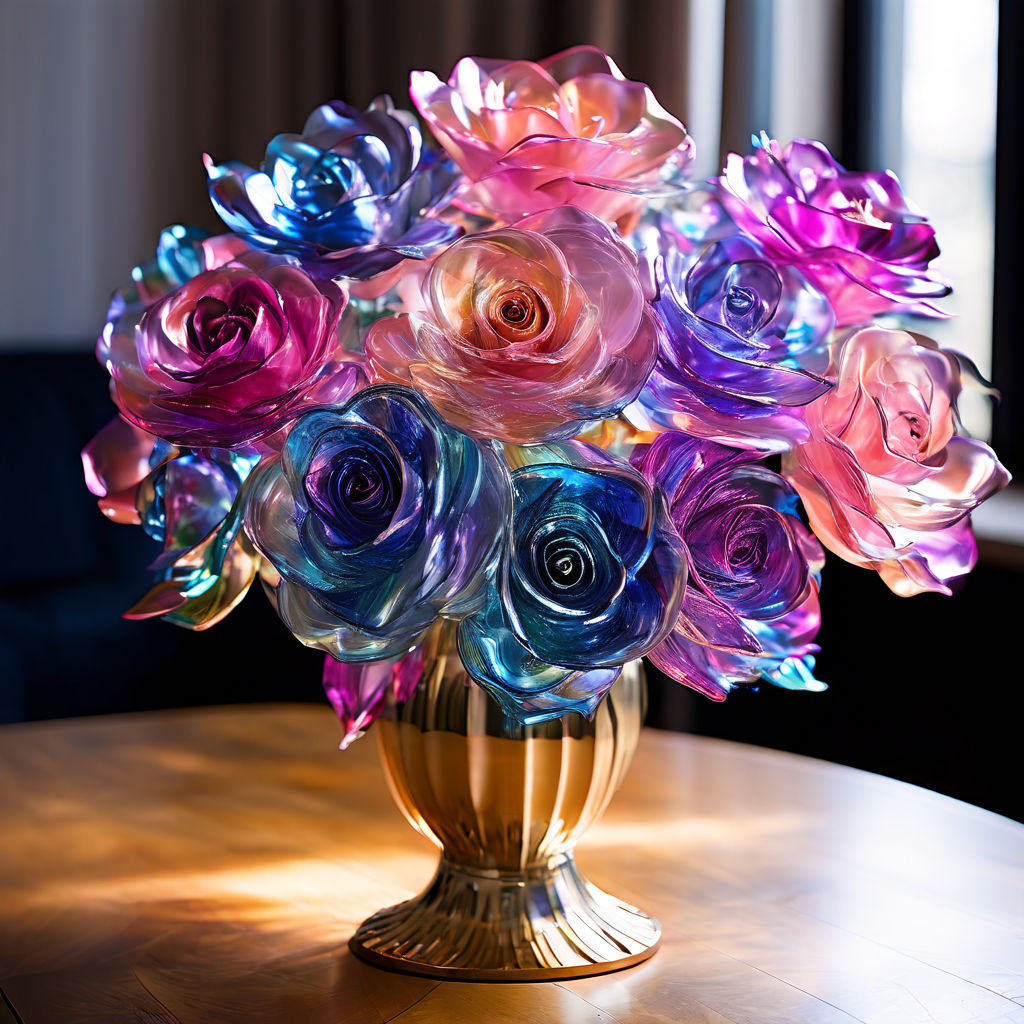 Varying Crystal Roses  by @Lady_Argent