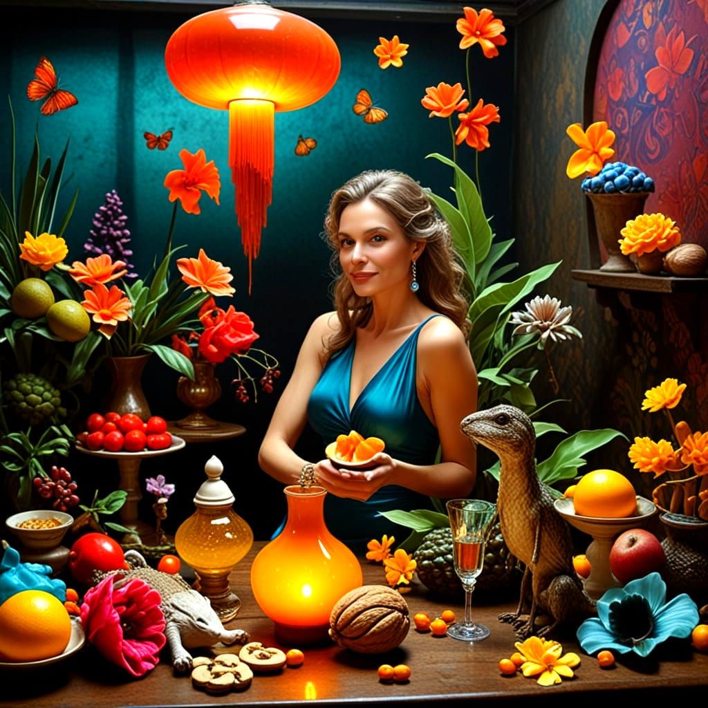 Captivating Lady in Elegance