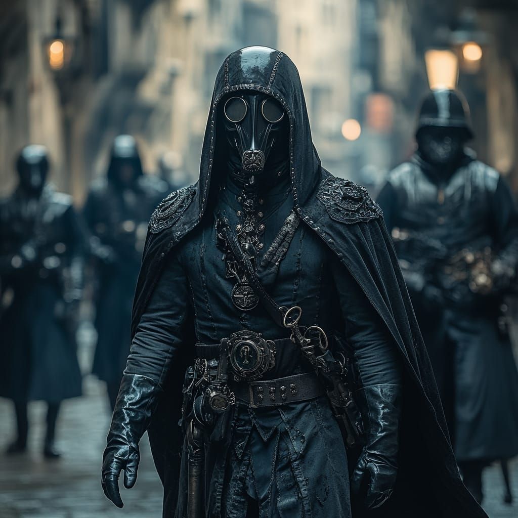 steampunk plague doctor